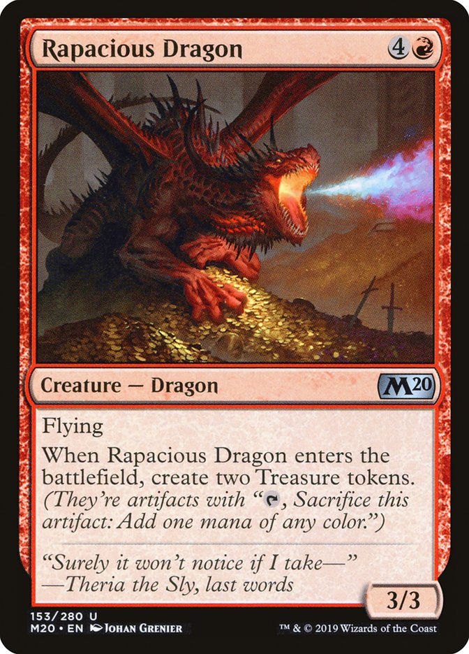 Rapacious Dragon [Core Set 2020] | Anubis Games and Hobby