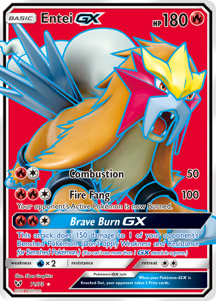 Entei GX (71/73) [Sun & Moon: Shining Legends] | Anubis Games and Hobby