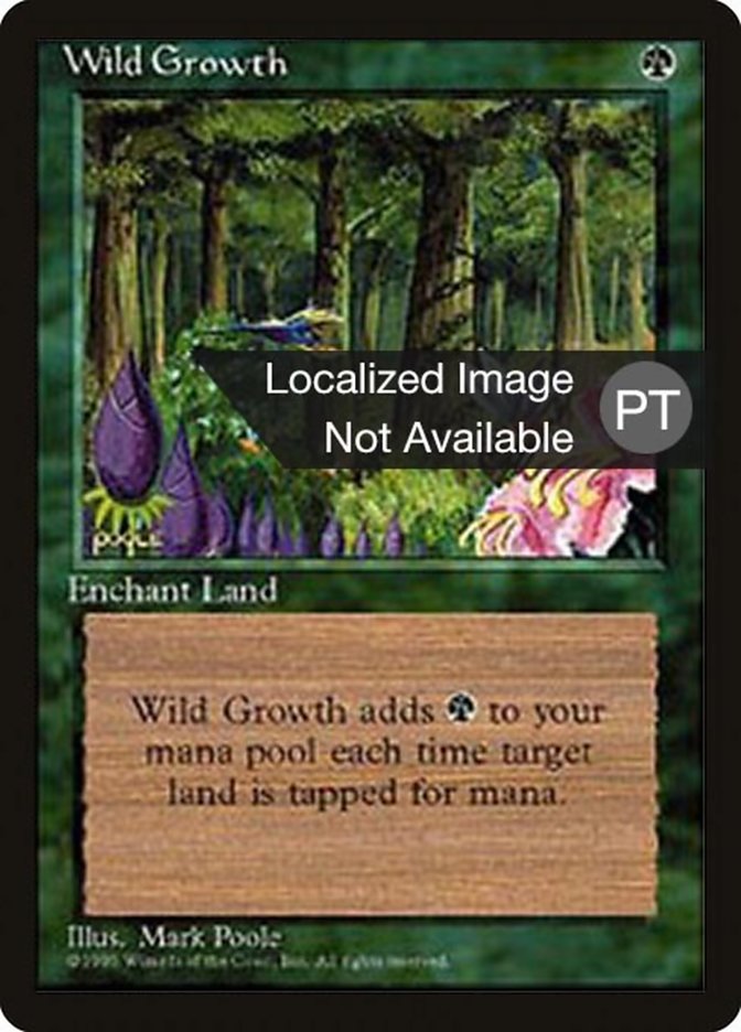 Wild Growth [Fourth Edition (Foreign Black Border)] | Anubis Games and Hobby