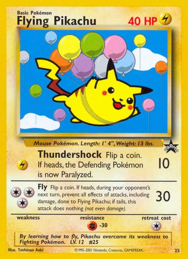 Flying Pikachu (25) [Wizards of the Coast: Black Star Promos] | Anubis Games and Hobby