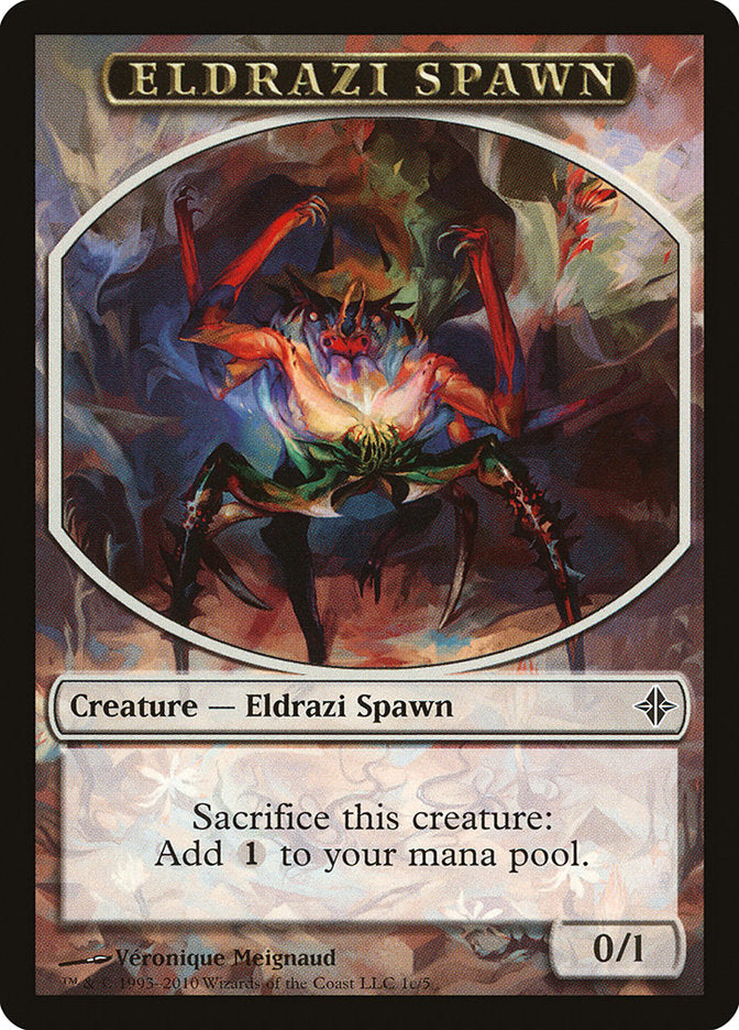 Eldrazi Spawn Token (1c/5) [Rise of the Eldrazi Tokens] | Anubis Games and Hobby