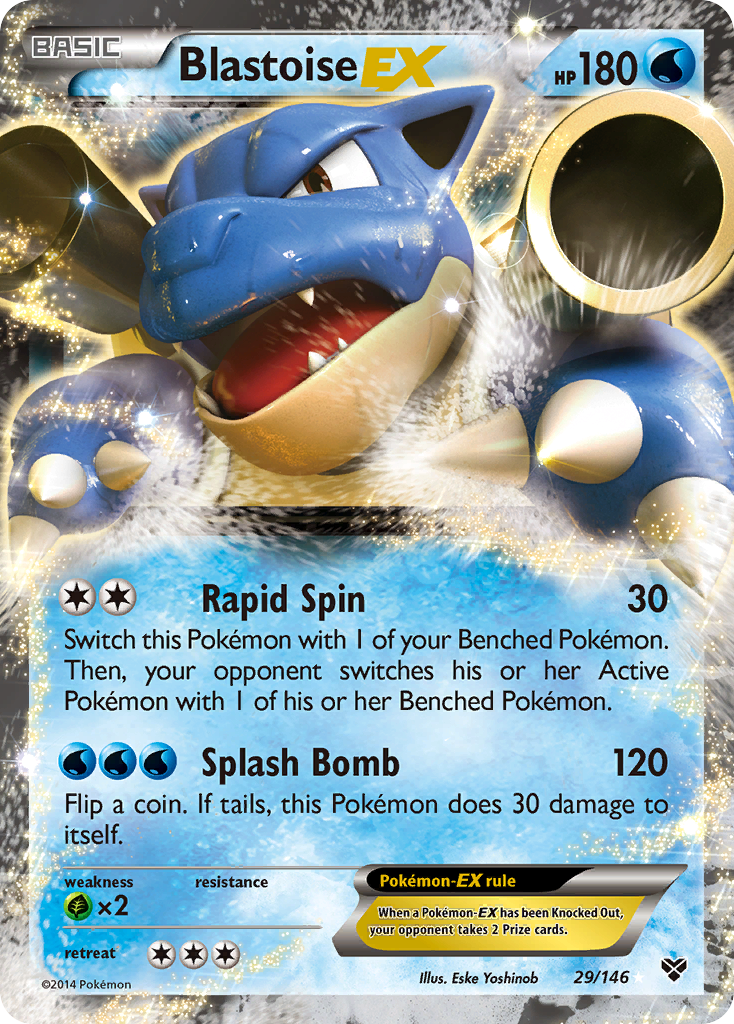 Blastoise EX (29/146) [XY: Base Set] | Anubis Games and Hobby