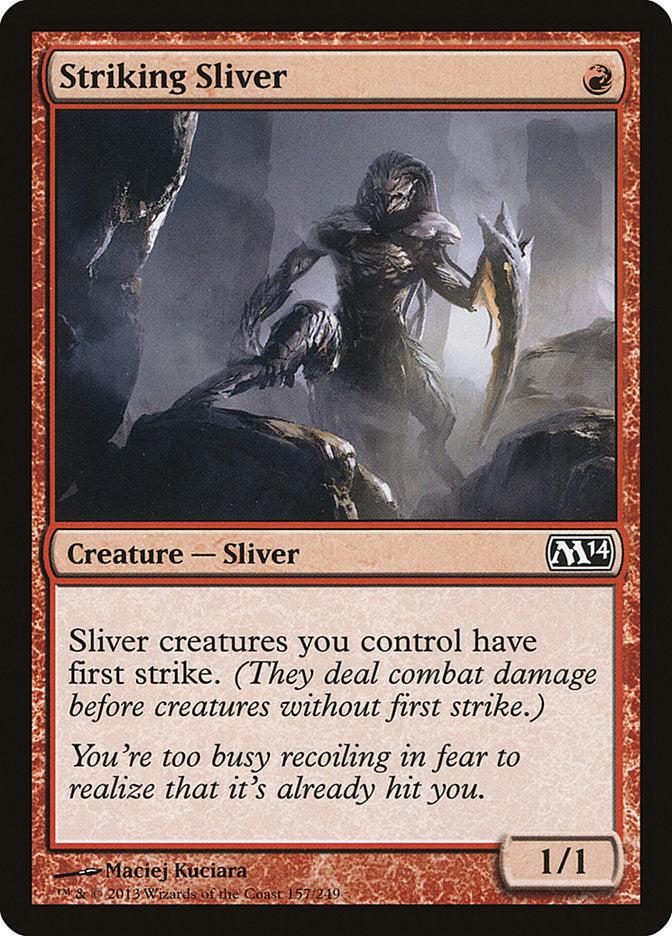 Striking Sliver [Magic 2014] | Anubis Games and Hobby