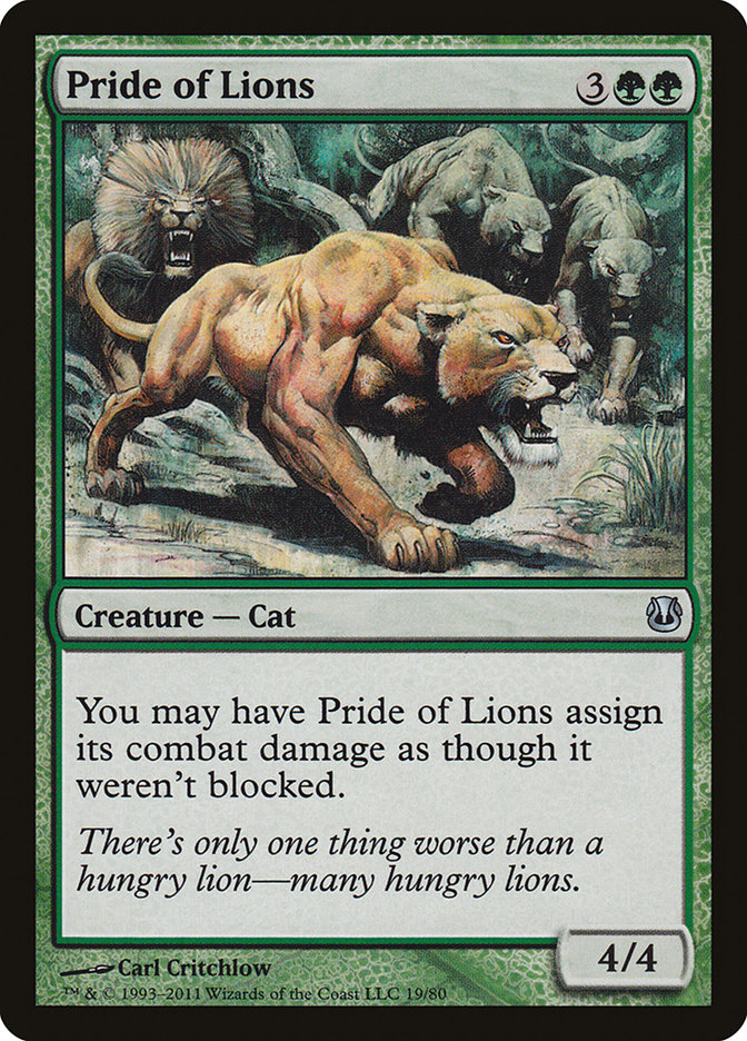 Pride of Lions [Duel Decks: Ajani vs. Nicol Bolas] | Anubis Games and Hobby