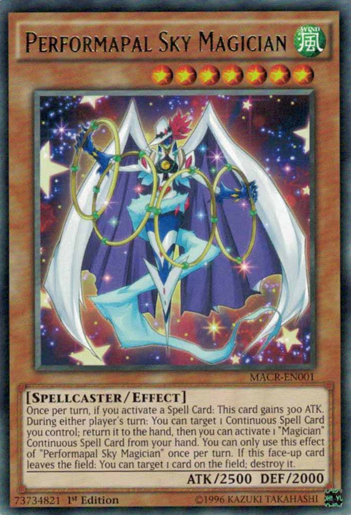 Performapal Sky Magician [MACR-EN001] Rare | Anubis Games and Hobby