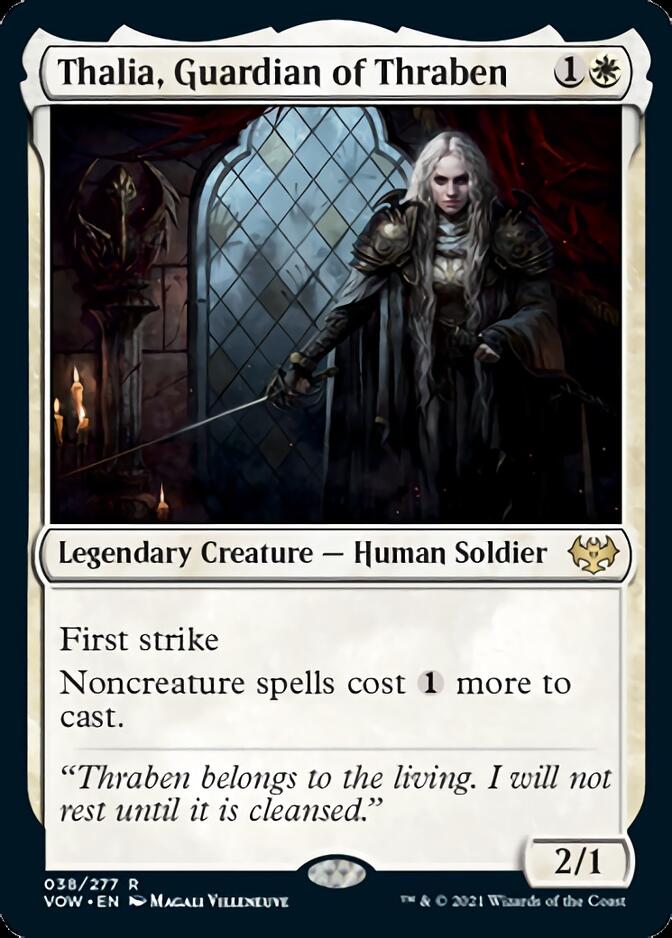 Thalia, Guardian of Thraben [Innistrad: Crimson Vow] | Anubis Games and Hobby