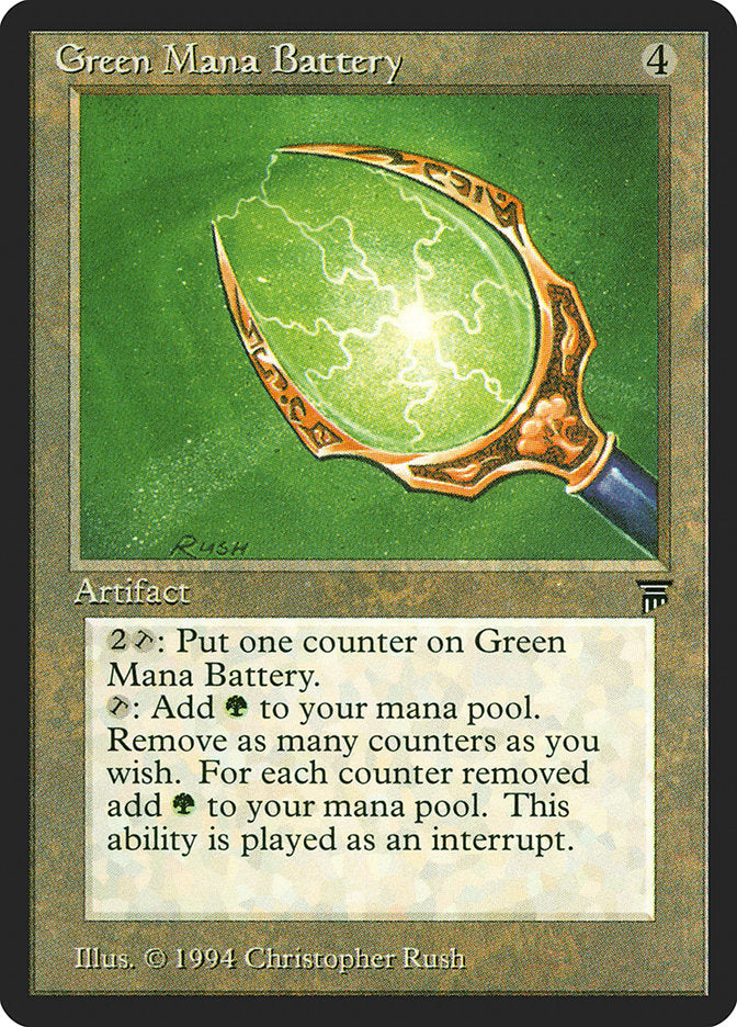 Green Mana Battery [Legends] | Anubis Games and Hobby