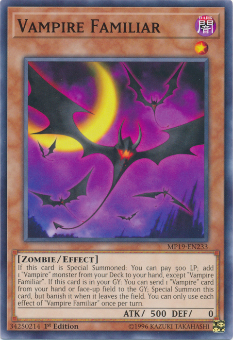 Vampire Familiar [MP19-EN233] Common | Anubis Games and Hobby