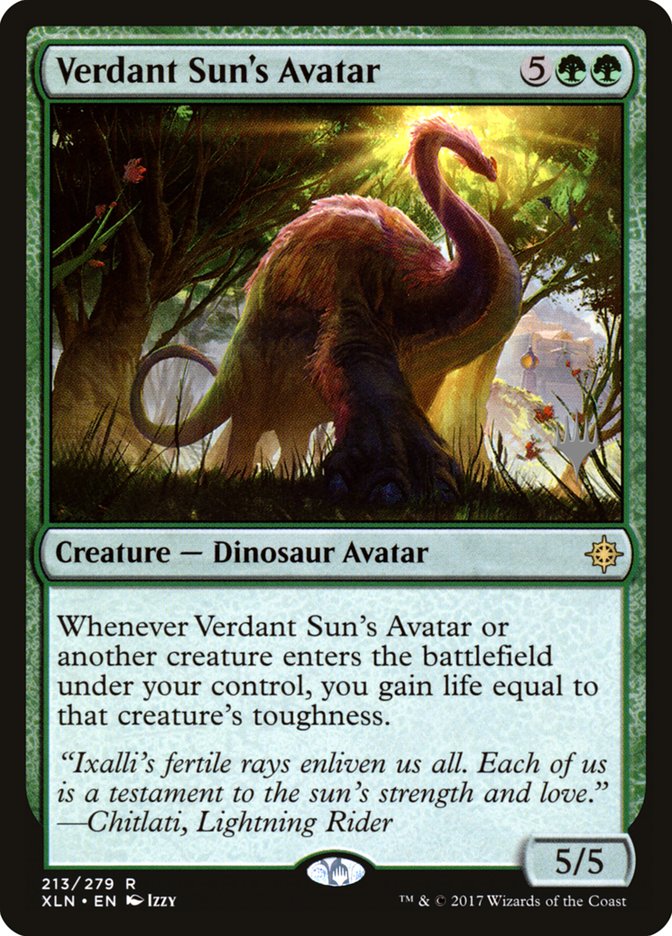 Verdant Sun's Avatar (Promo Pack) [Ixalan Promos] | Anubis Games and Hobby