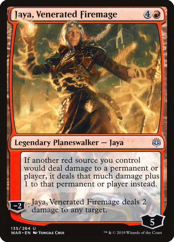 Jaya, Venerated Firemage [War of the Spark] | Anubis Games and Hobby