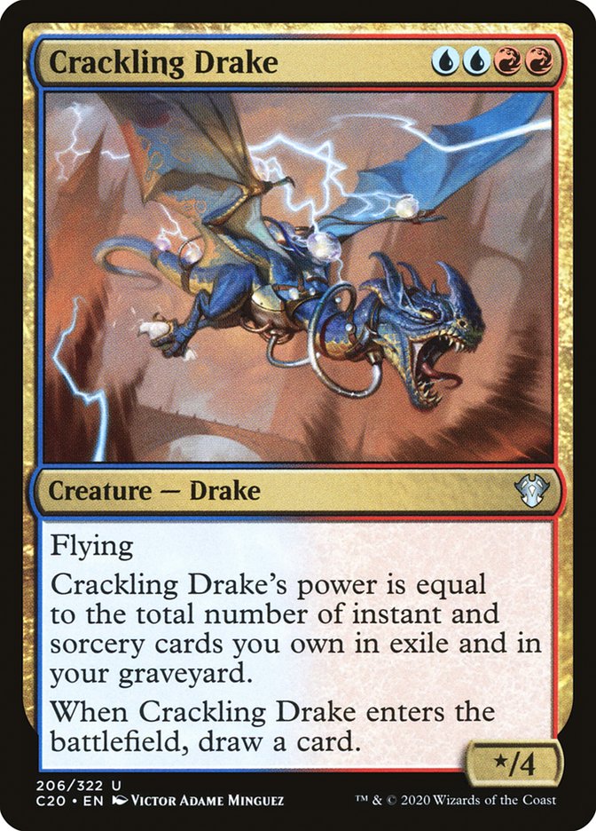 Crackling Drake [Commander 2020] | Anubis Games and Hobby