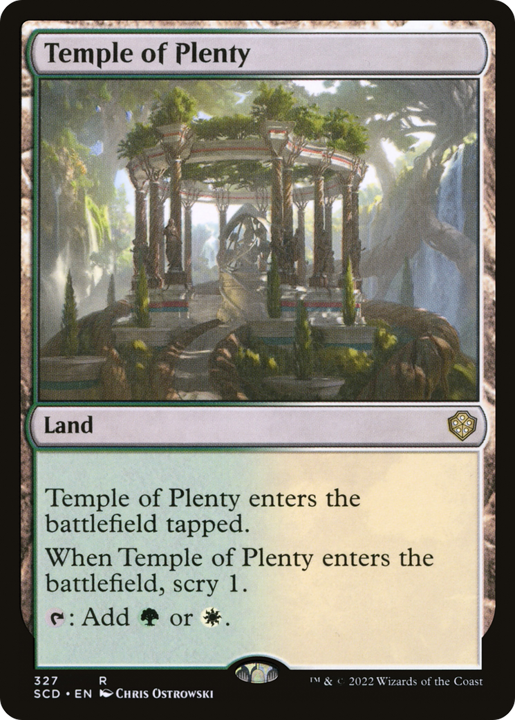 Temple of Plenty [Starter Commander Decks] | Anubis Games and Hobby