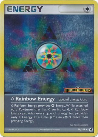 Rainbow Energy (88/101)(Delta Species) (Stamped) [EX: Dragon Frontiers] | Anubis Games and Hobby