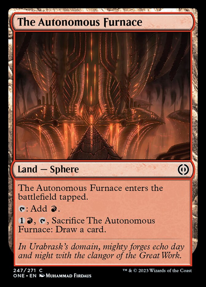 The Autonomous Furnace [Phyrexia: All Will Be One] | Anubis Games and Hobby