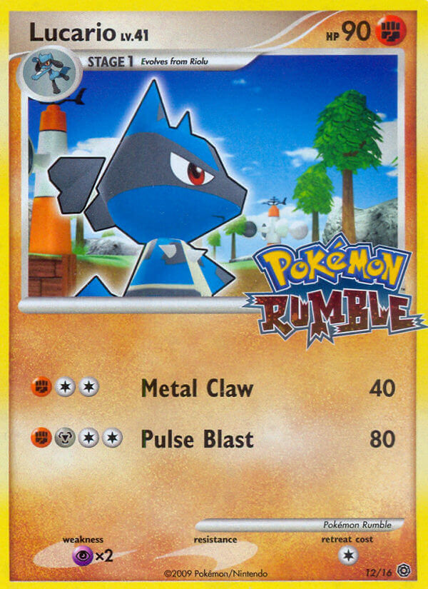 Lucario (12/16) [Pokémon Rumble] | Anubis Games and Hobby