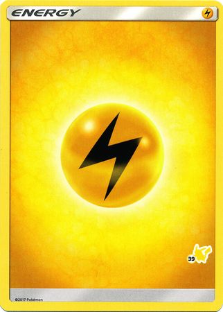 Lightning Energy (Pikachu Stamp #39) [Battle Academy 2020] | Anubis Games and Hobby