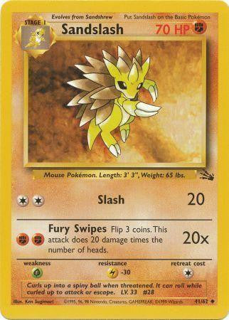 Sandslash (41/62) [Fossil Unlimited] | Anubis Games and Hobby