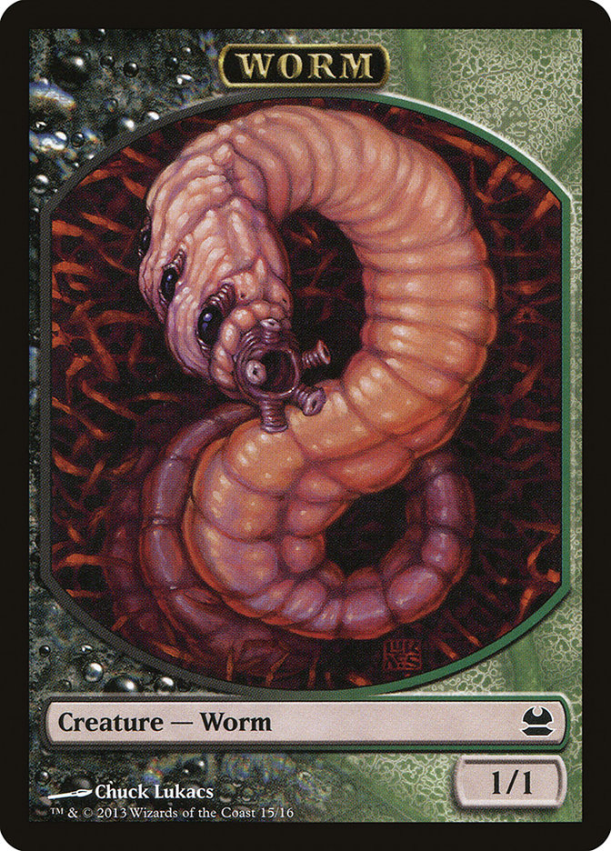 Worm Token [Modern Masters Tokens] | Anubis Games and Hobby
