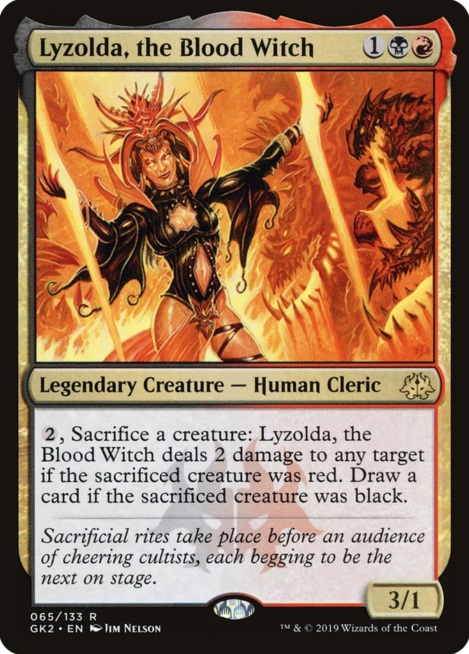 Lyzolda, the Blood Witch [Ravnica Allegiance Guild Kit] | Anubis Games and Hobby