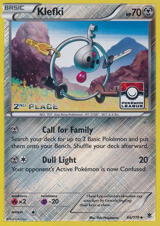 Klefki (66/119) (League Promo 2nd Place) [XY: Phantom Forces] | Anubis Games and Hobby