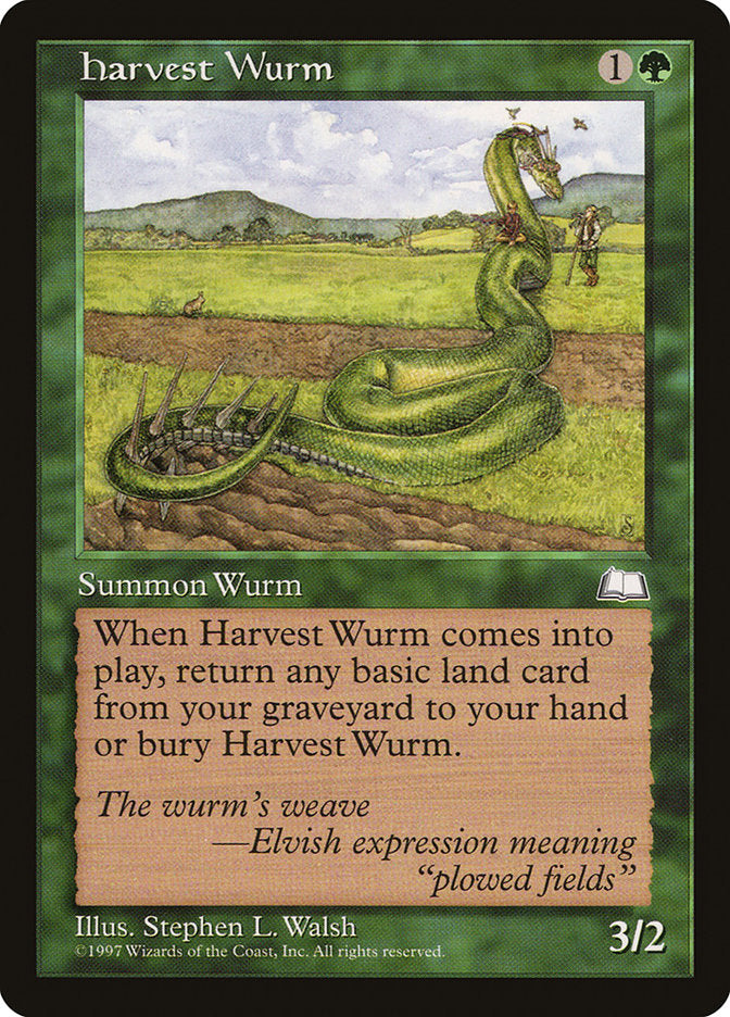 Harvest Wurm [Weatherlight] | Anubis Games and Hobby