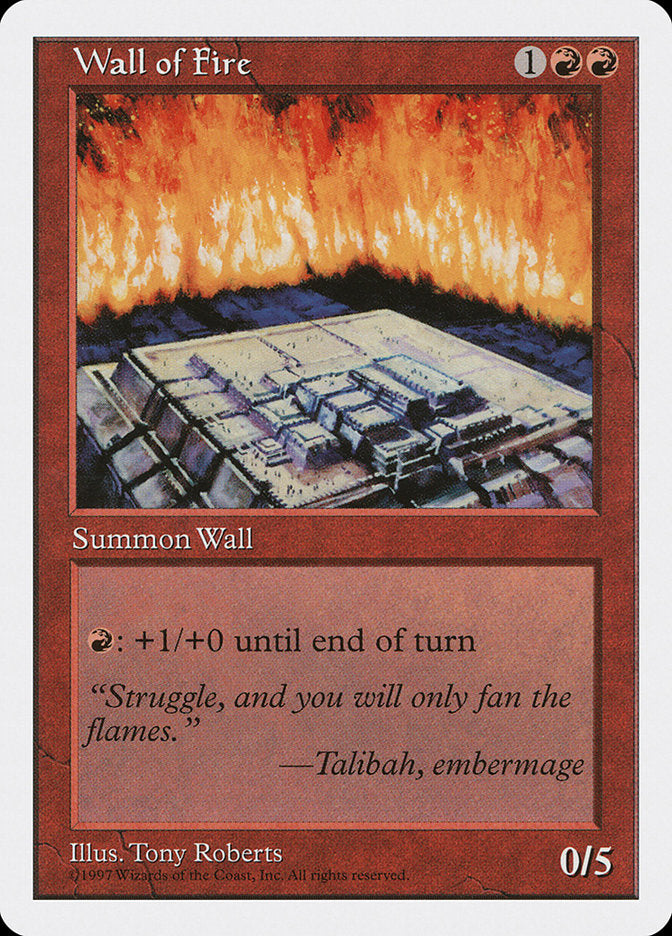 Wall of Fire [Fifth Edition] | Anubis Games and Hobby