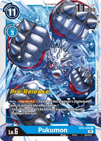 Pukumon [BT6-028] [Double Diamond Pre-Release Cards] | Anubis Games and Hobby