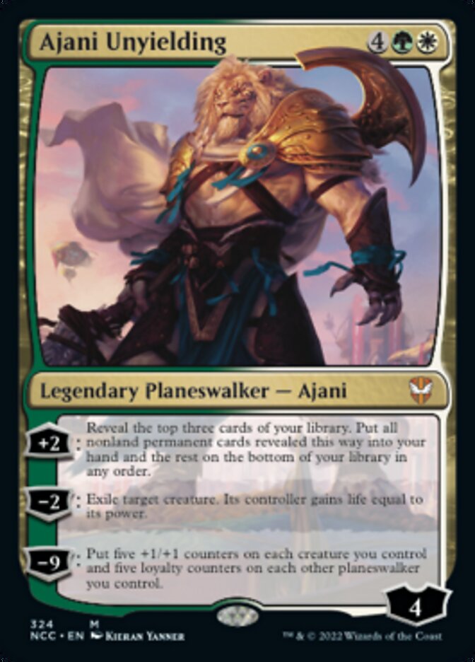 Ajani Unyielding [Streets of New Capenna Commander] | Anubis Games and Hobby