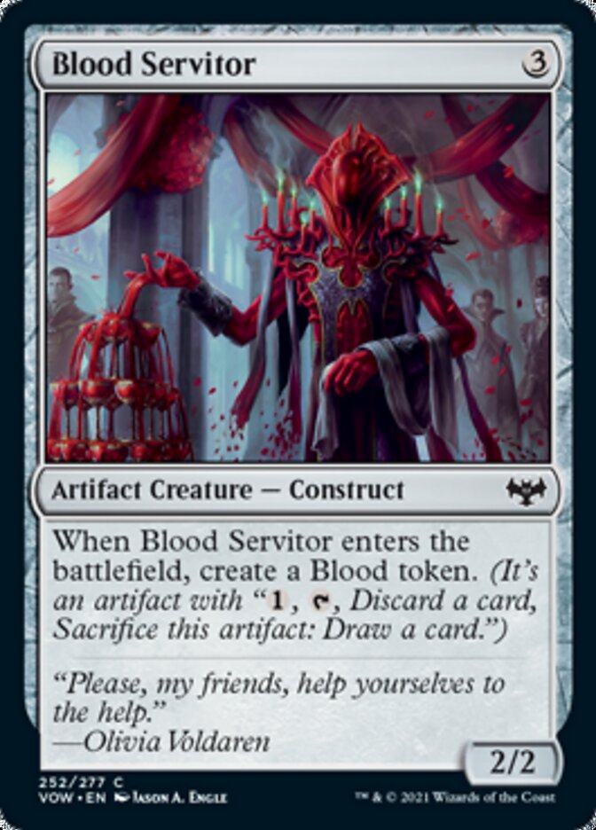 Blood Servitor [Innistrad: Crimson Vow] | Anubis Games and Hobby