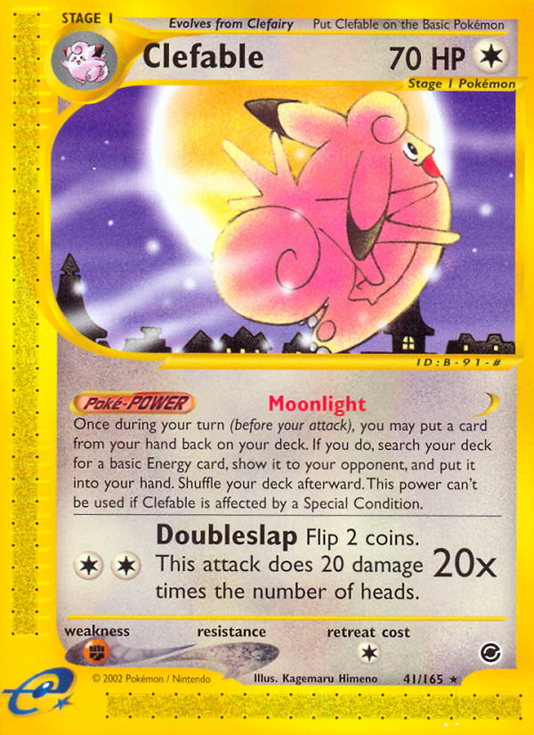 Clefable (41/165) [Expedition: Base Set] | Anubis Games and Hobby