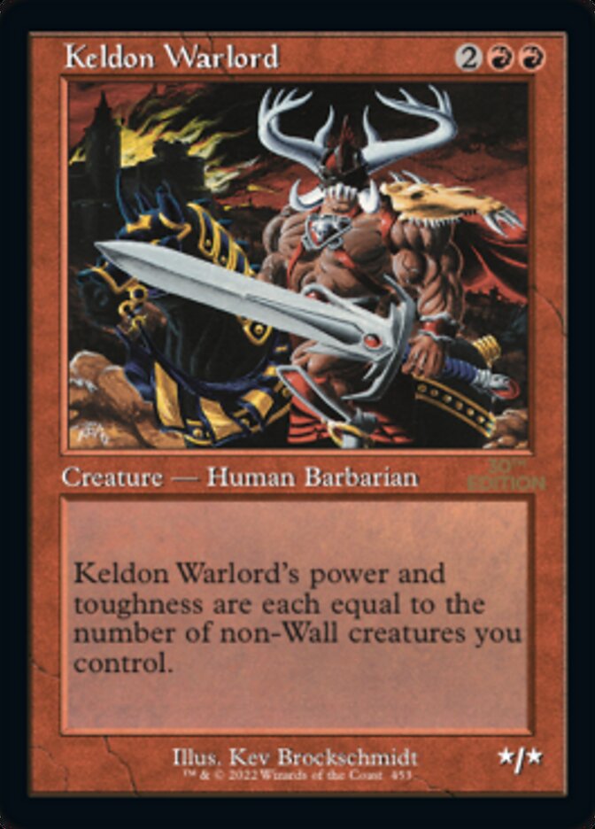 Keldon Warlord (Retro) [30th Anniversary Edition] | Anubis Games and Hobby