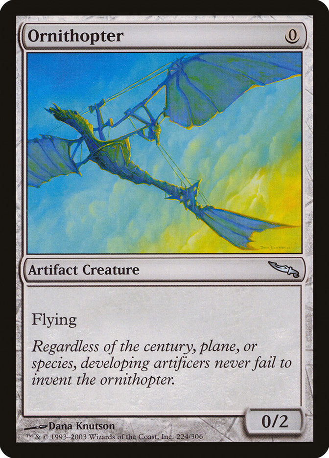 Ornithopter [Mirrodin] | Anubis Games and Hobby