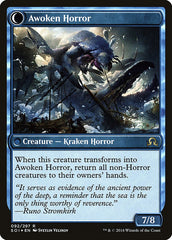 Thing in the Ice // Awoken Horror [Shadows over Innistrad Prerelease Promos] | Anubis Games and Hobby