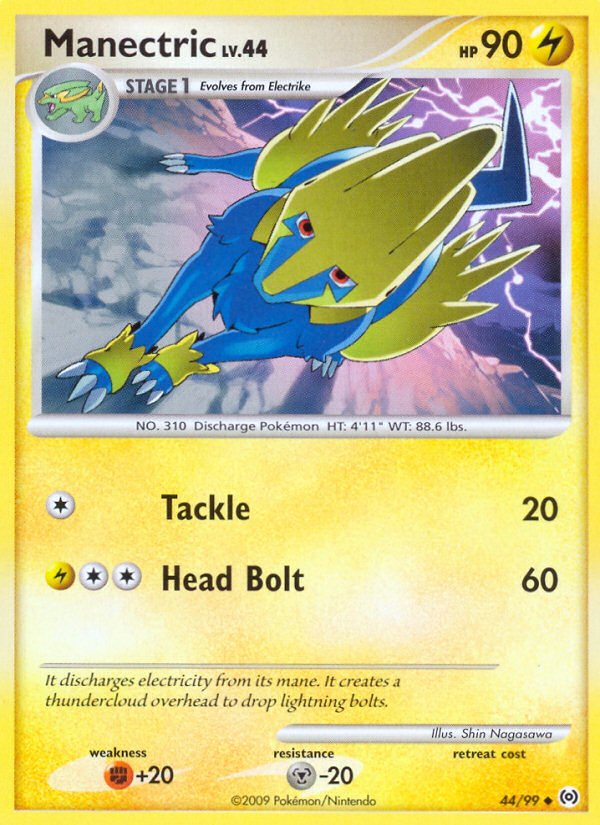 Manectric (44/99) [Platinum: Arceus] | Anubis Games and Hobby