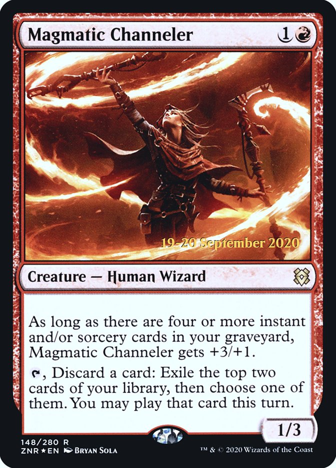 Magmatic Channeler [Zendikar Rising Prerelease Promos] | Anubis Games and Hobby