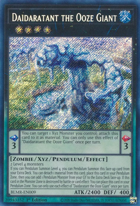 Daidaratant the Ooze Giant [BLMR-EN009] Secret Rare | Anubis Games and Hobby