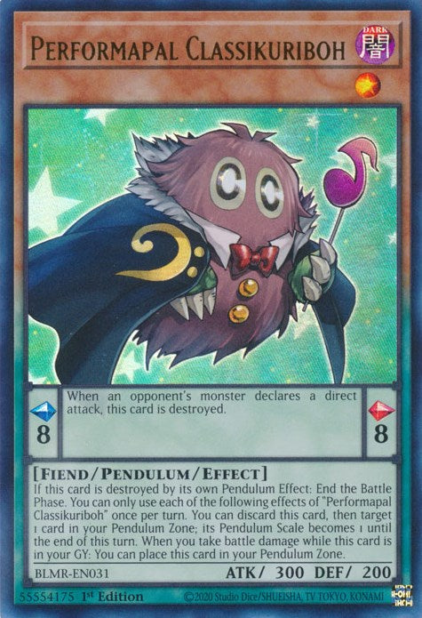 Performapal Classikuriboh [BLMR-EN031] Ultra Rare | Anubis Games and Hobby