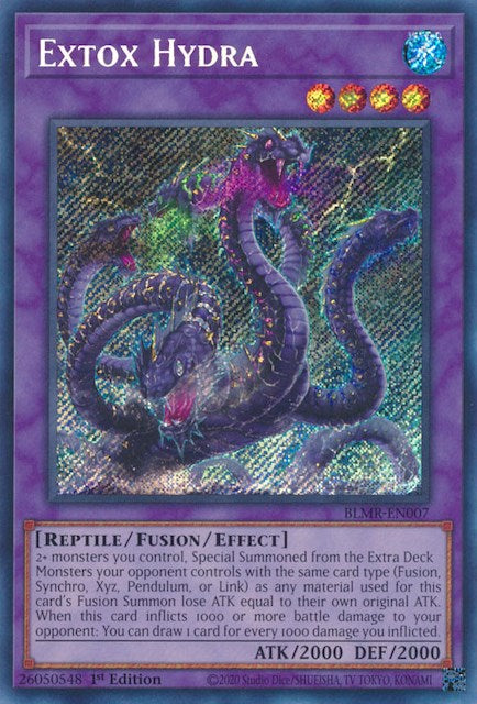 Extox Hydra [BLMR-EN007] Secret Rare | Anubis Games and Hobby