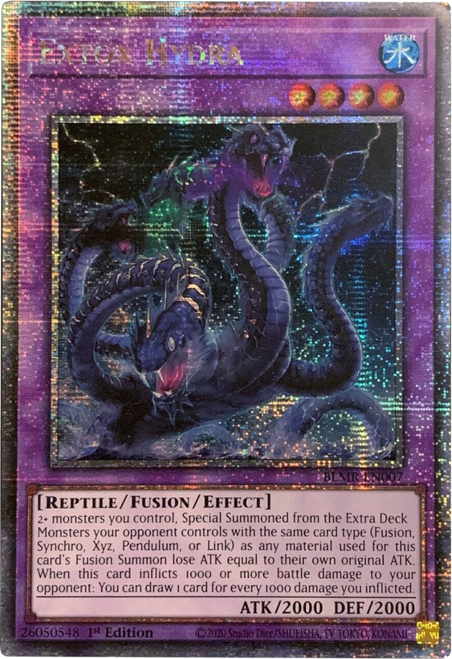 Extox Hydra [BLMR-EN007] Quarter Century Secret Rare | Anubis Games and Hobby