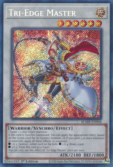 Tri-Edge Master [BLMR-EN008] Secret Rare | Anubis Games and Hobby