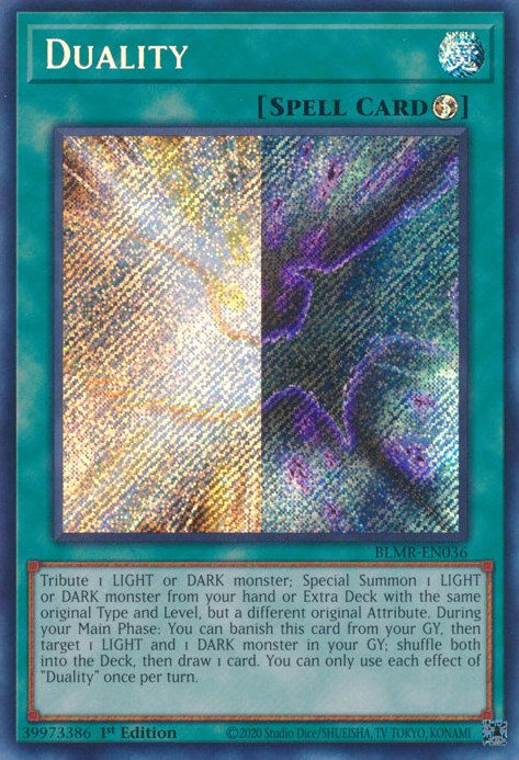 Duality [BLMR-EN036] Secret Rare | Anubis Games and Hobby