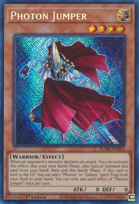 Photon Jumper [BLMR-EN043] Secret Rare | Anubis Games and Hobby