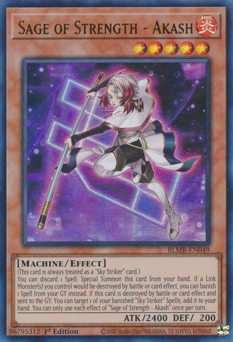 Sage of Strength - Akash [BLMR-EN049] Ultra Rare | Anubis Games and Hobby