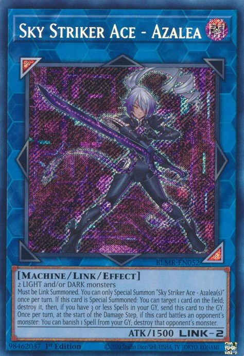 Sky Striker Ace - Azalea [BLMR-EN052] Secret Rare | Anubis Games and Hobby