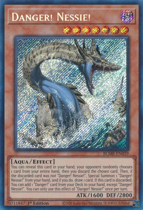 Danger! Nessie! [BLMR-EN059] Secret Rare | Anubis Games and Hobby