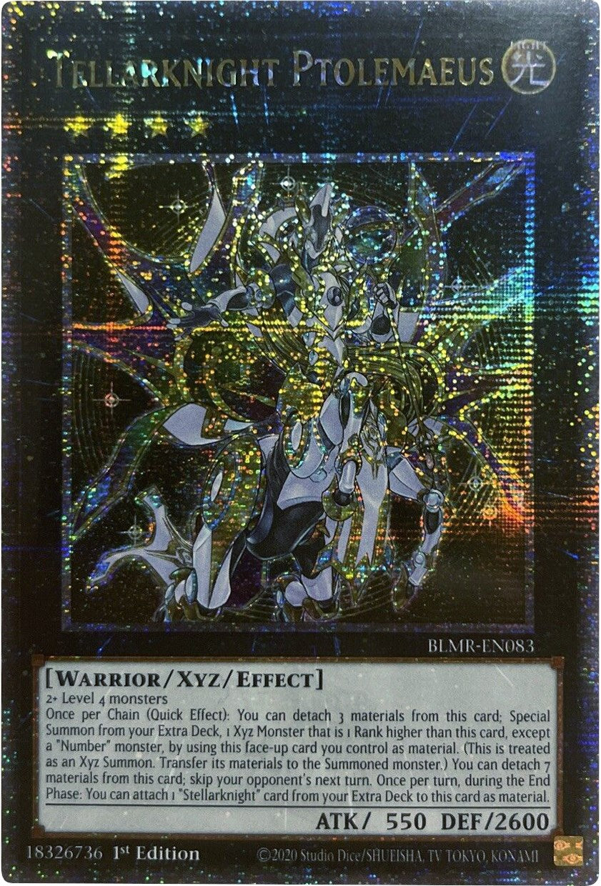 Tellarknight Ptolemaeus [BLMR-EN083] Quarter Century Secret Rare | Anubis Games and Hobby