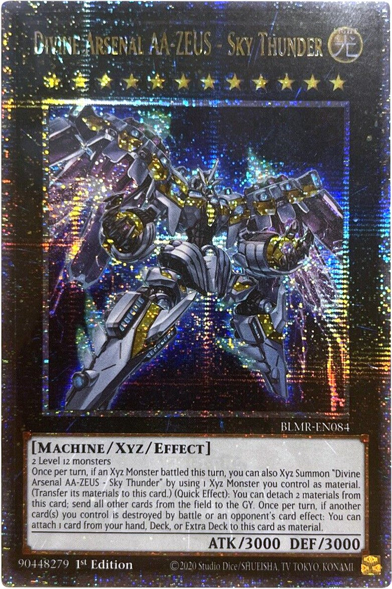 Divine Arsenal AA-ZEUS - Sky Thunder [BLMR-EN084] Quarter Century Secret Rare | Anubis Games and Hobby