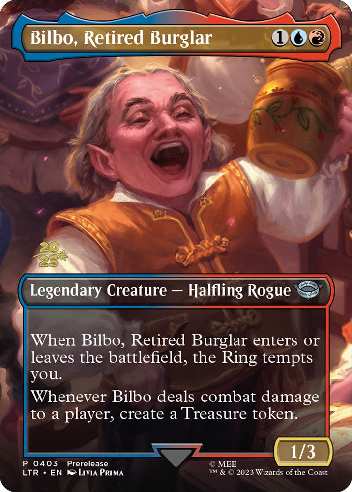 Bilbo, Retired Burglar [The Lord of the Rings: Tales of Middle-Earth Prerelease Promos] | Anubis Games and Hobby