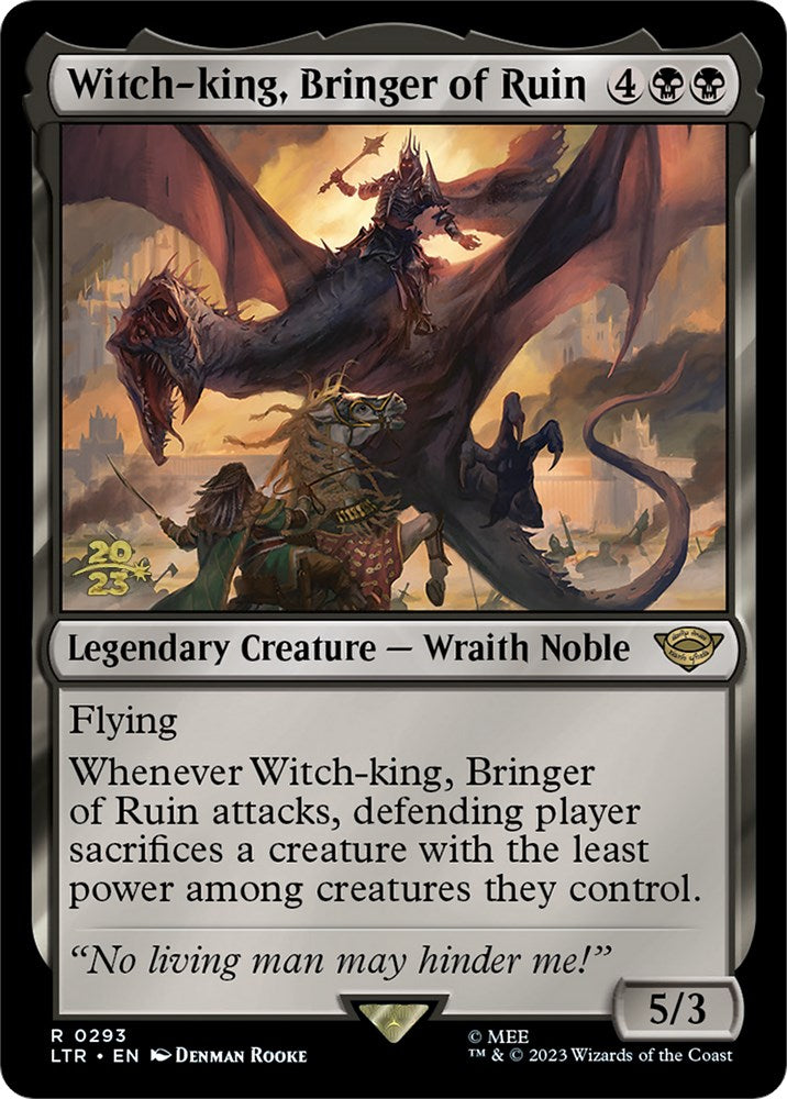 Witch-king, Bringer of Ruin [The Lord of the Rings: Tales of Middle-Earth Prerelease Promos] | Anubis Games and Hobby