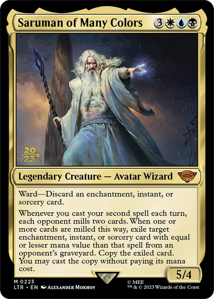 Saruman of Many Colors [The Lord of the Rings: Tales of Middle-Earth Prerelease Promos] | Anubis Games and Hobby